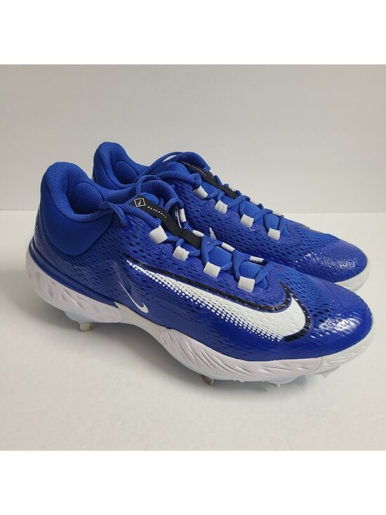 NEW Nike Alpha Huarache Elite 4 Metal Baseball Cleats FN7222-400 Size 13 Blue main image 7